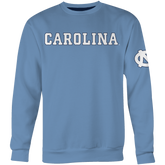Classic Carolina Embroidered Logo Crewneck Sweatshirt